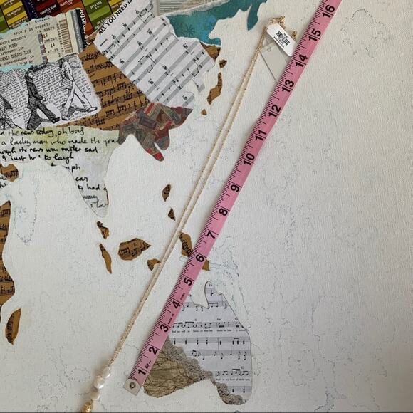 Francesca’s | Freshwater Pearl Tassel Necklace - Picture 5 of 6